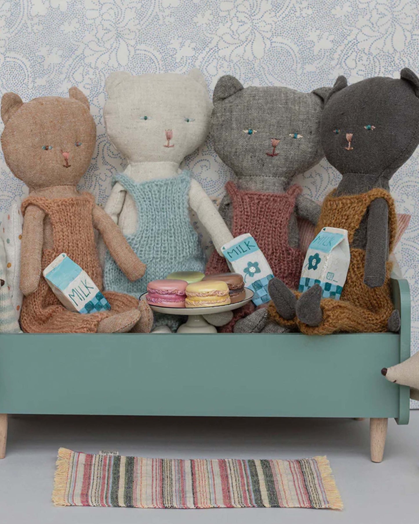 Doudou chaton gris Maileg Emile et Ida