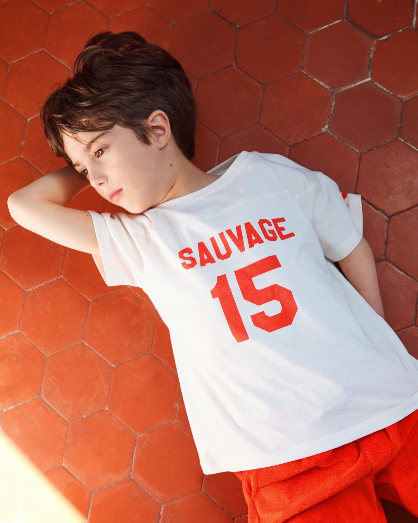 Organic cotton T-shirt No. 15 cream