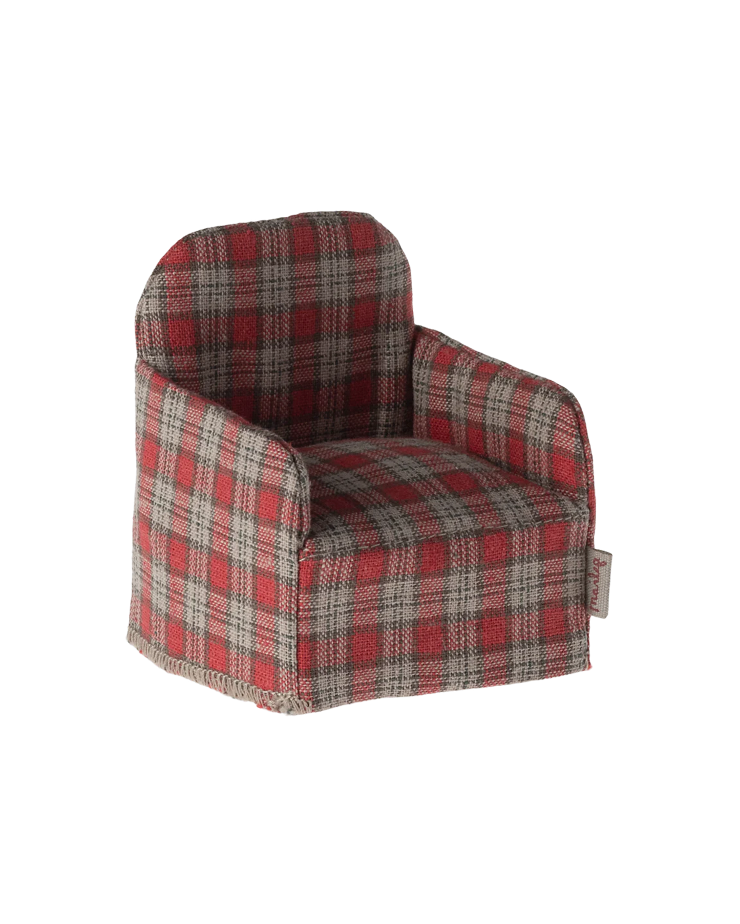 Fauteuil souris vichy rouge - Maileg