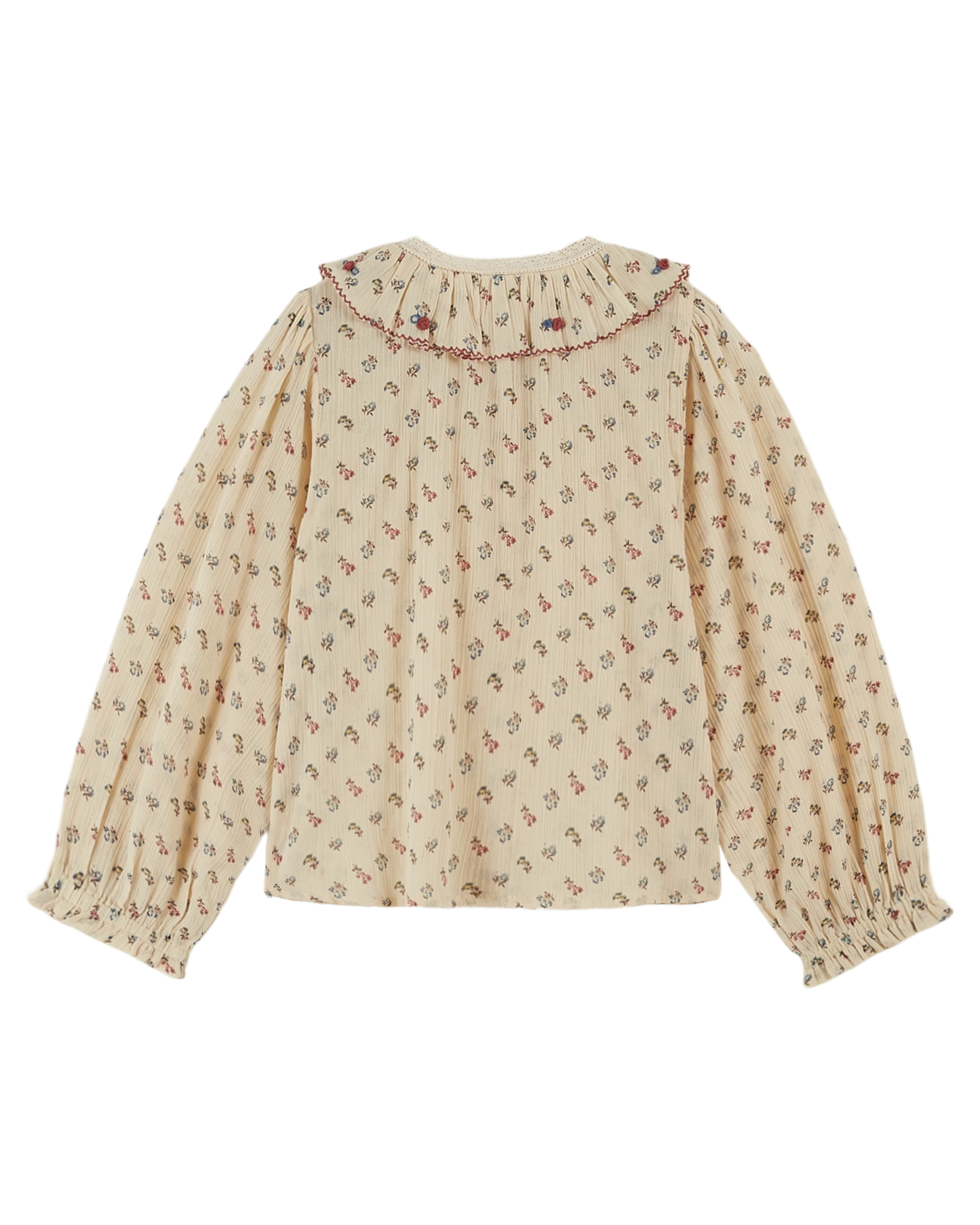 Blouse voile de coton Sorgue écru