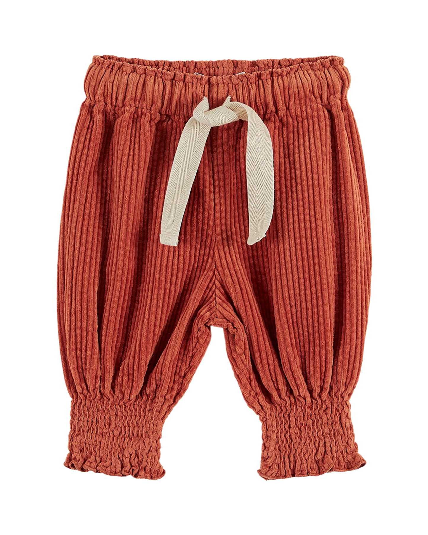 Pantalon sarouel velours goyave