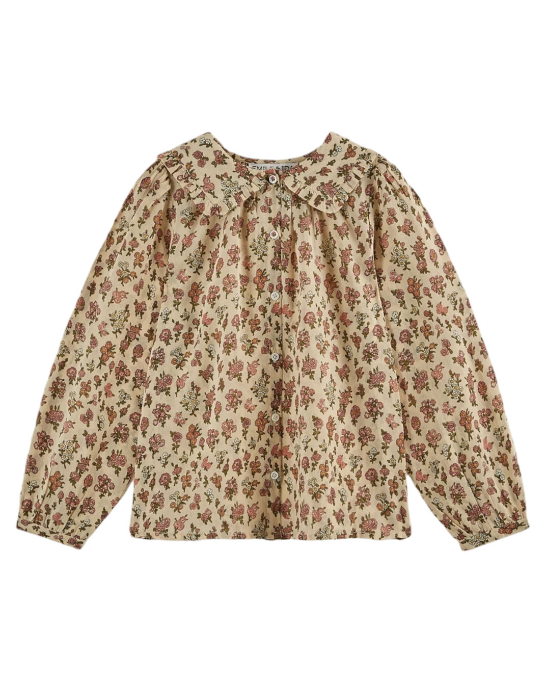 Blouse champêtre écru