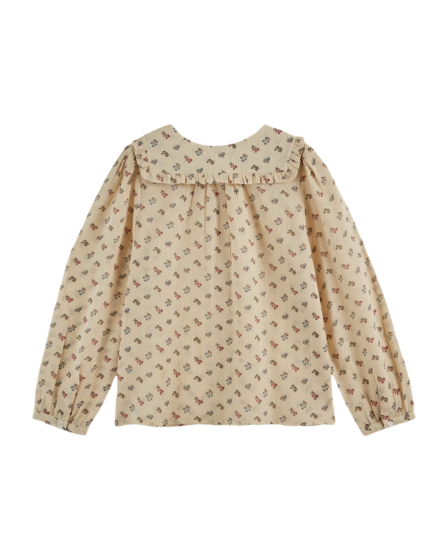 Blouse à fleurs Sorgue écru