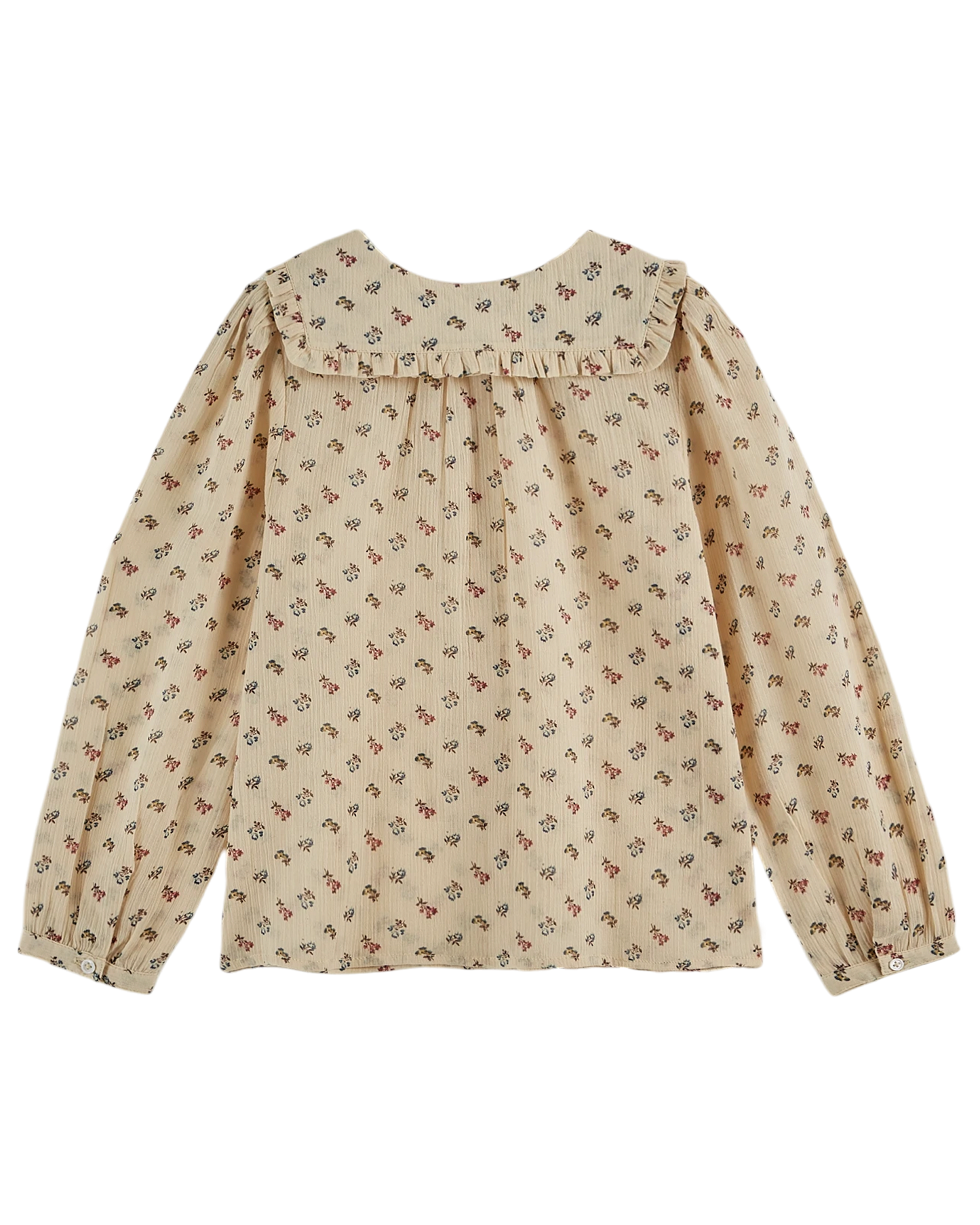 Blouse à fleurs Sorgue écru