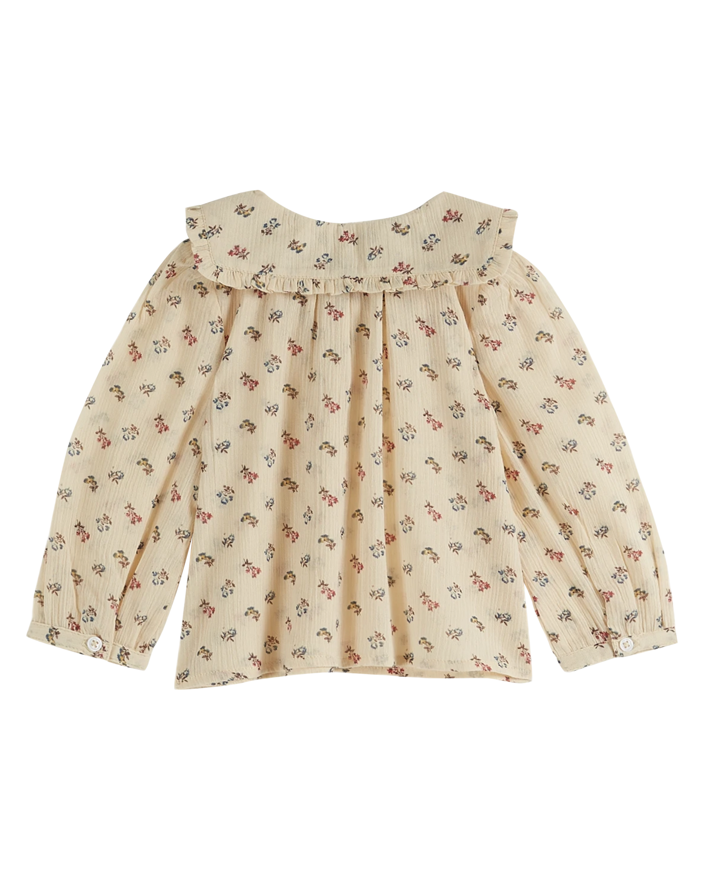 Blouse à fleurs Sorgue écru