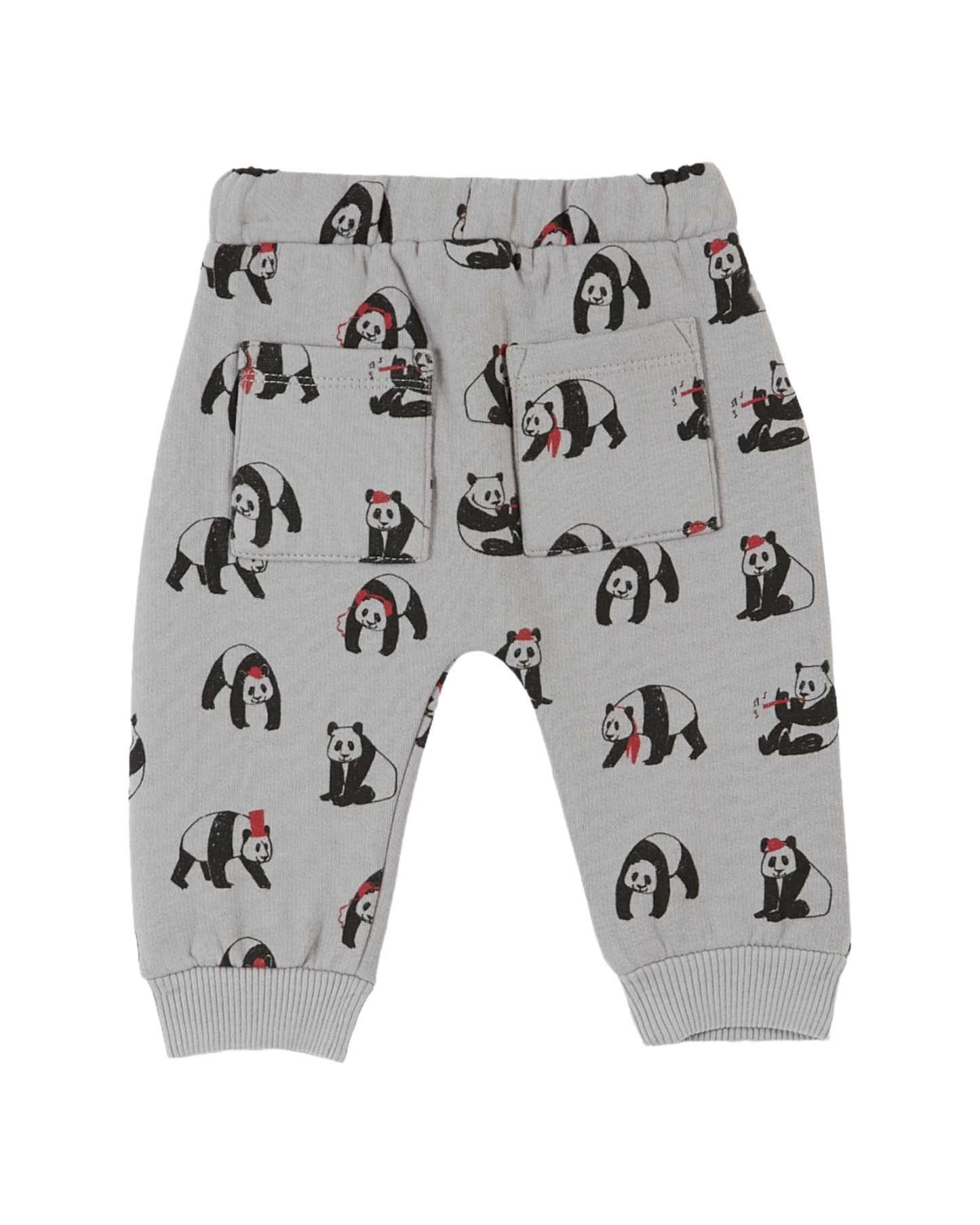 Jogger coton bio panda gris