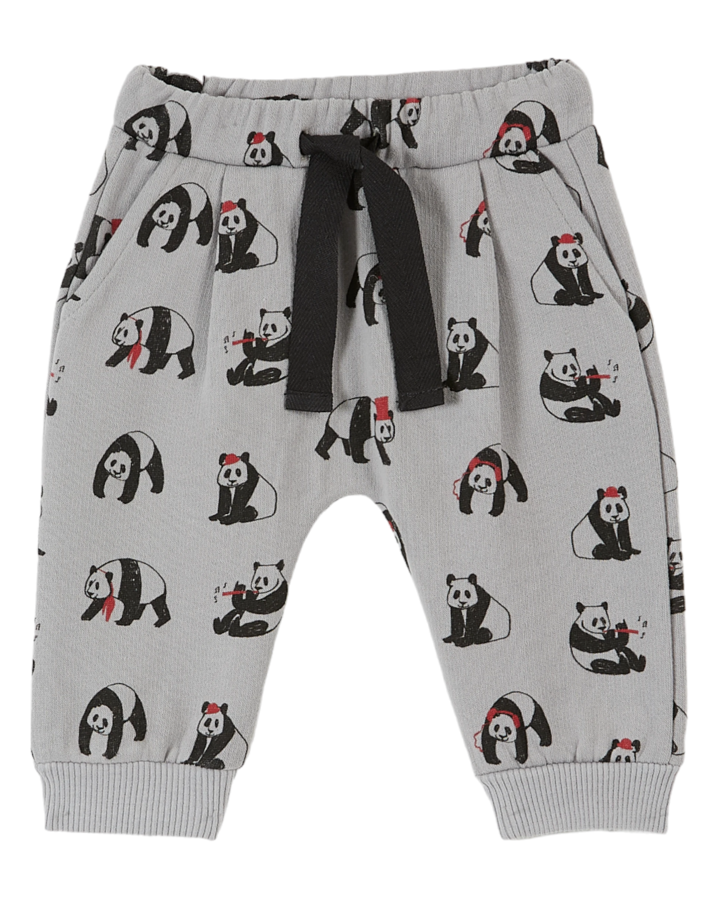 Jogger coton bio panda gris