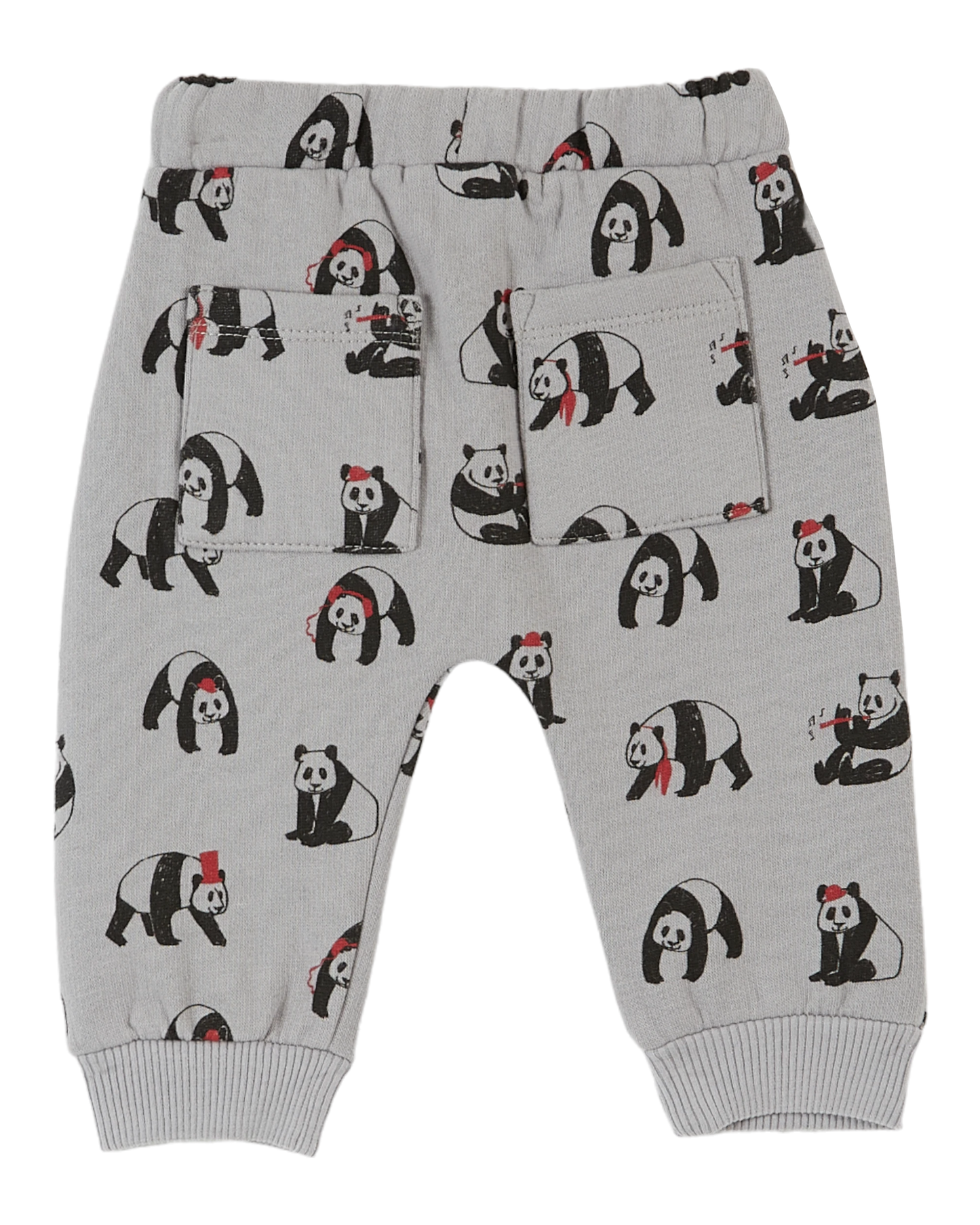 Jogger coton bio panda gris