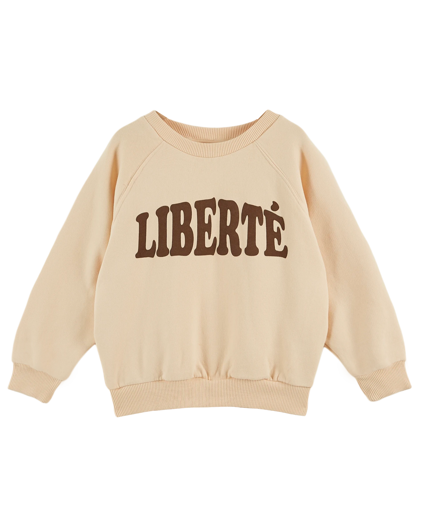 Sweat Liberté coton bio brioche