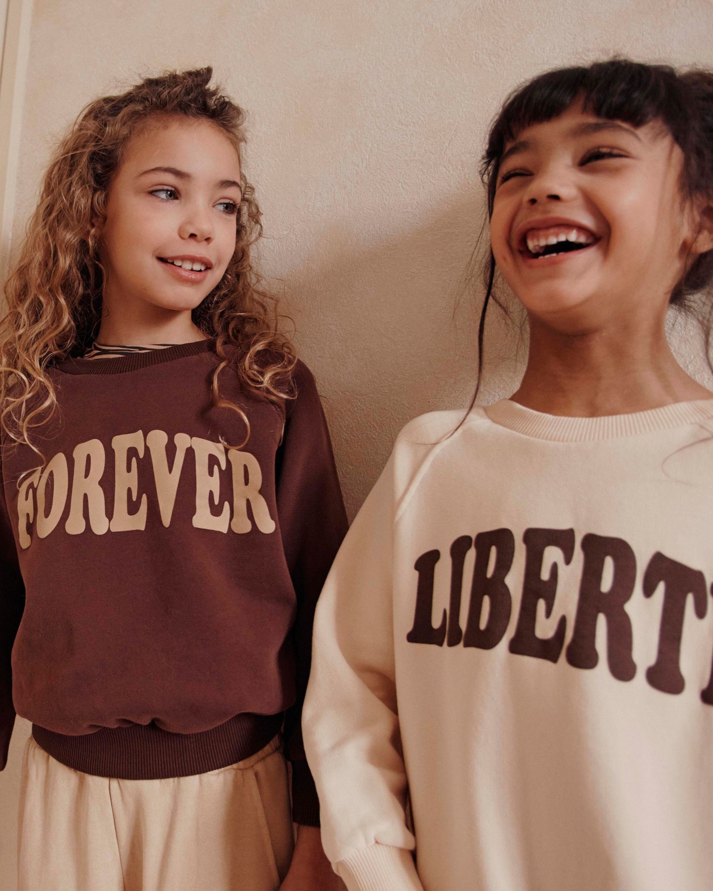 Sweat Liberté coton bio brioche