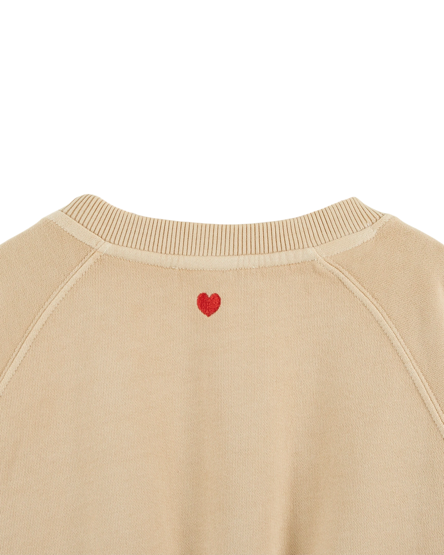 Sweat coton et teinture bio enfant beige