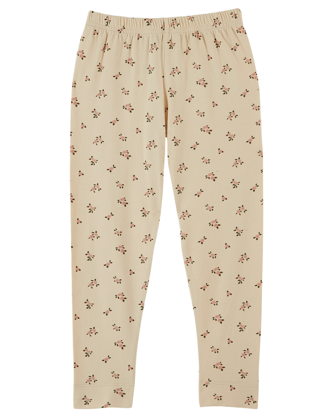 Legging coton bio petite rose brioche