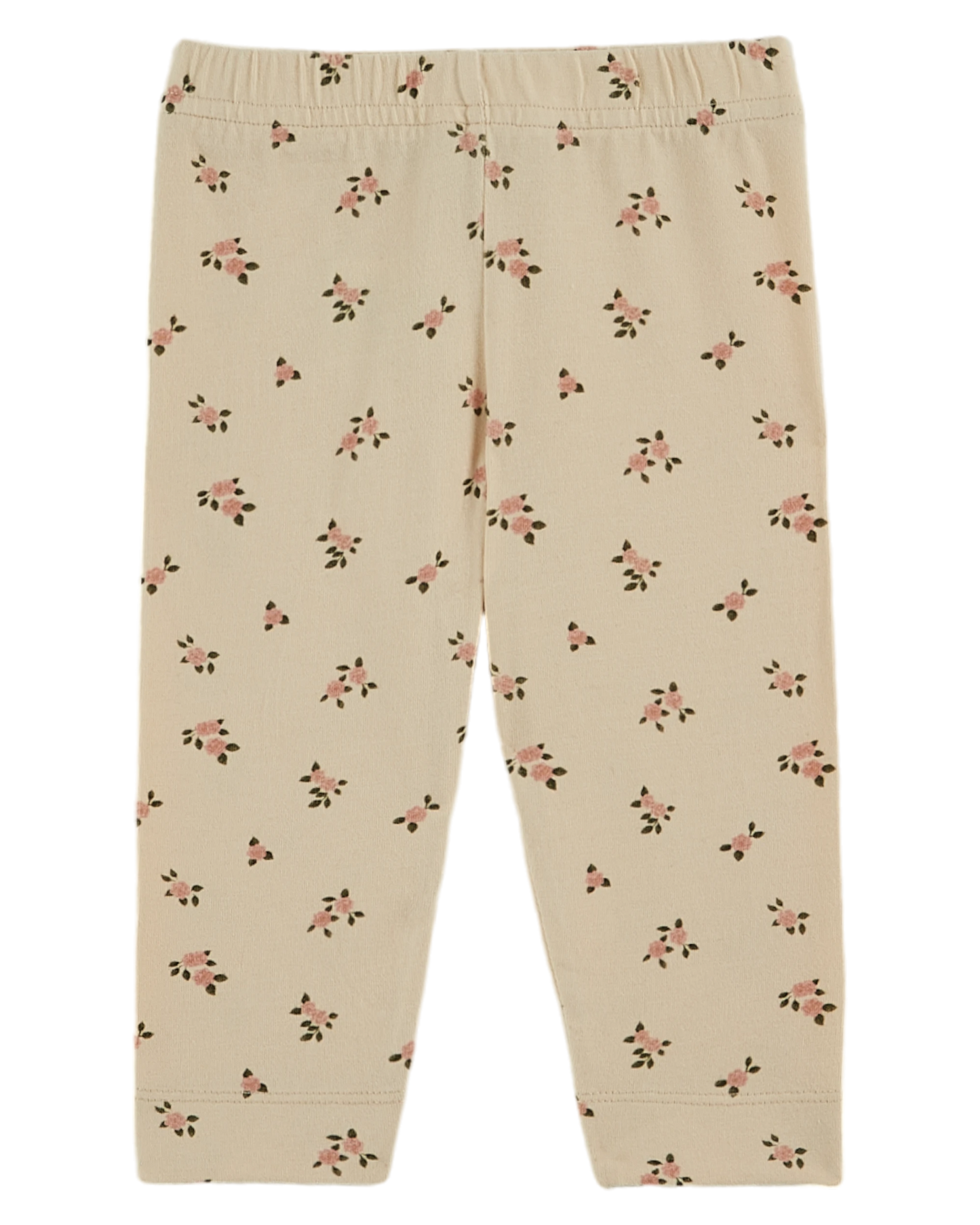 Legging coton bio petite rose brioche