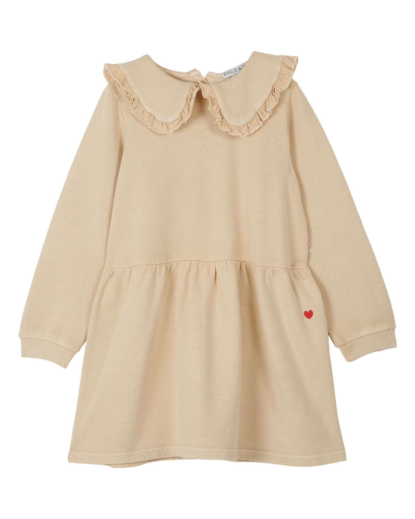 Robe coton et teinture bio beige