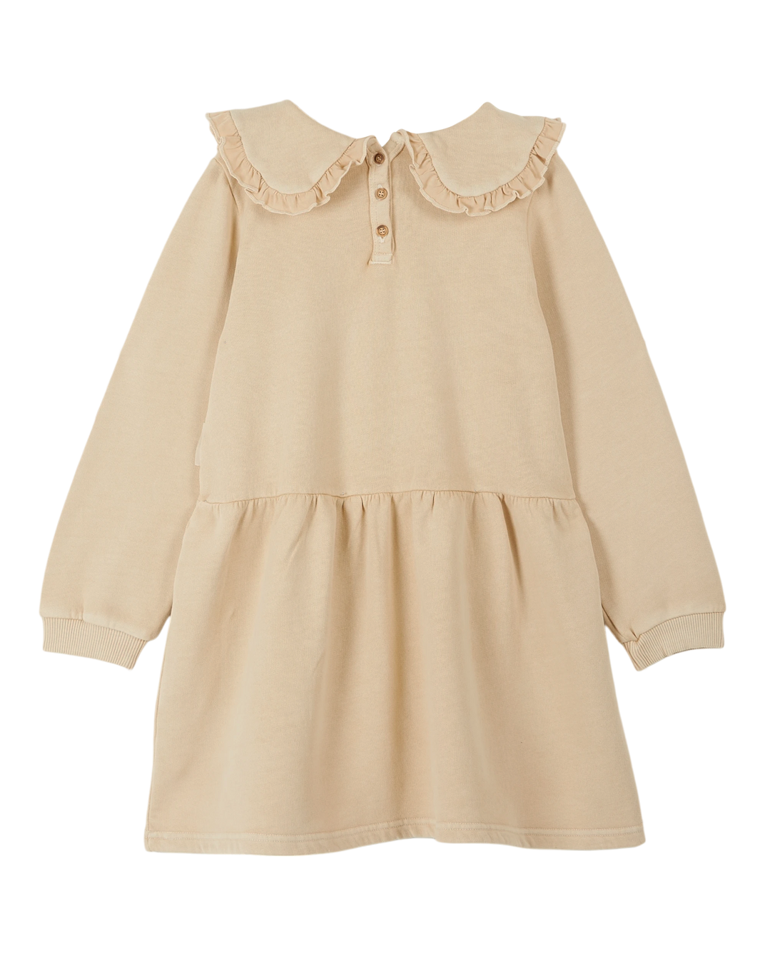 Robe coton et teinture bio beige