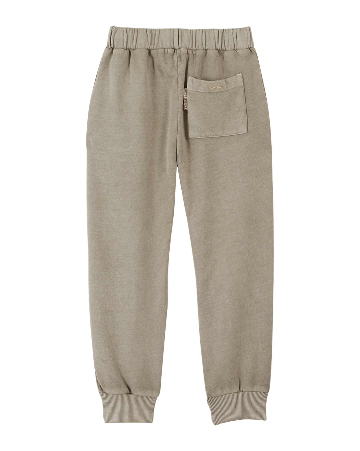 Jogger coton et teinture bio gris