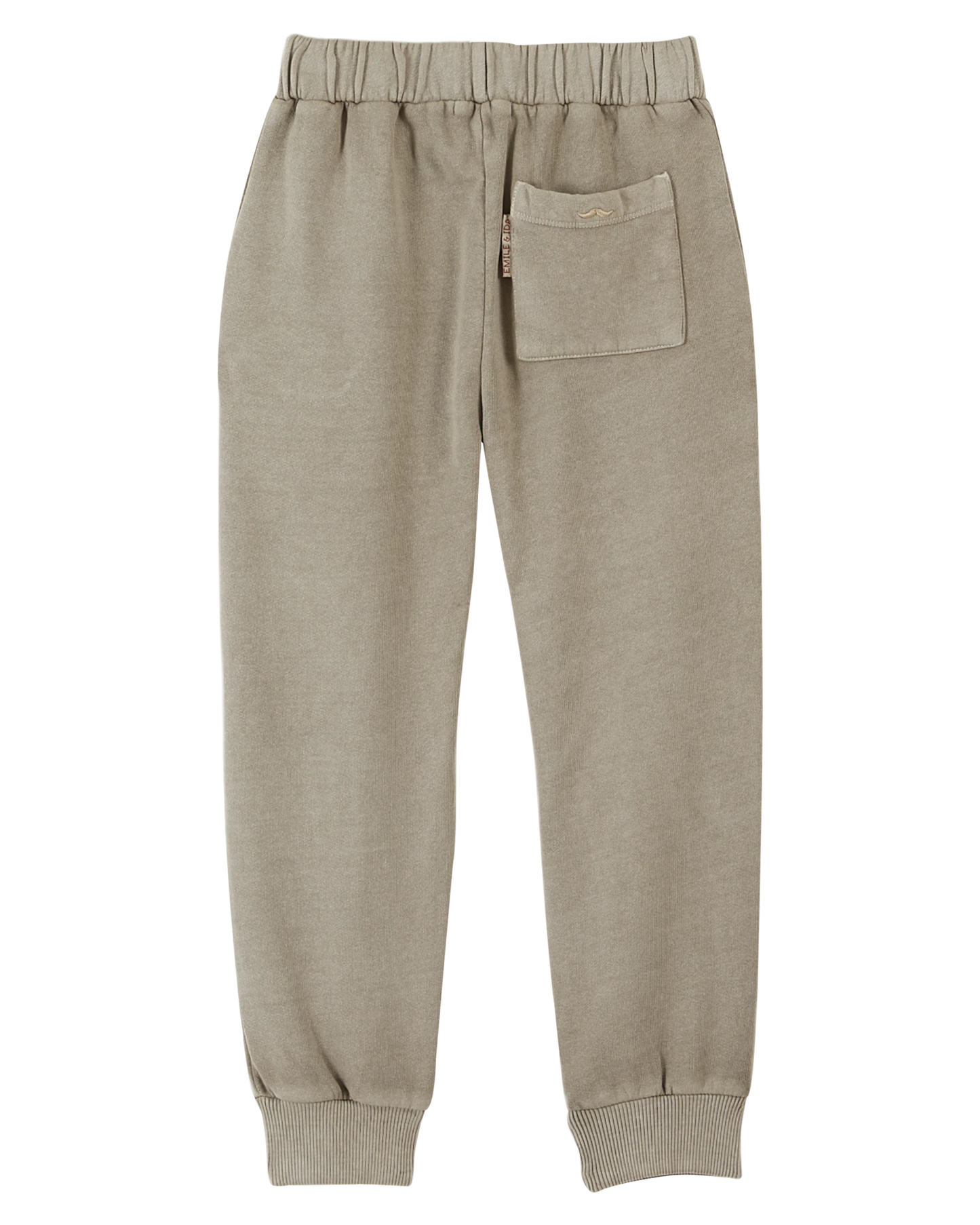 Jogger coton et teinture bio gris