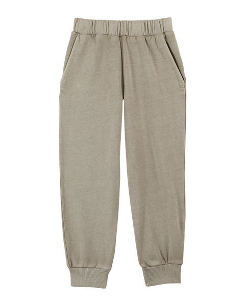 Jogger coton et teinture bio gris