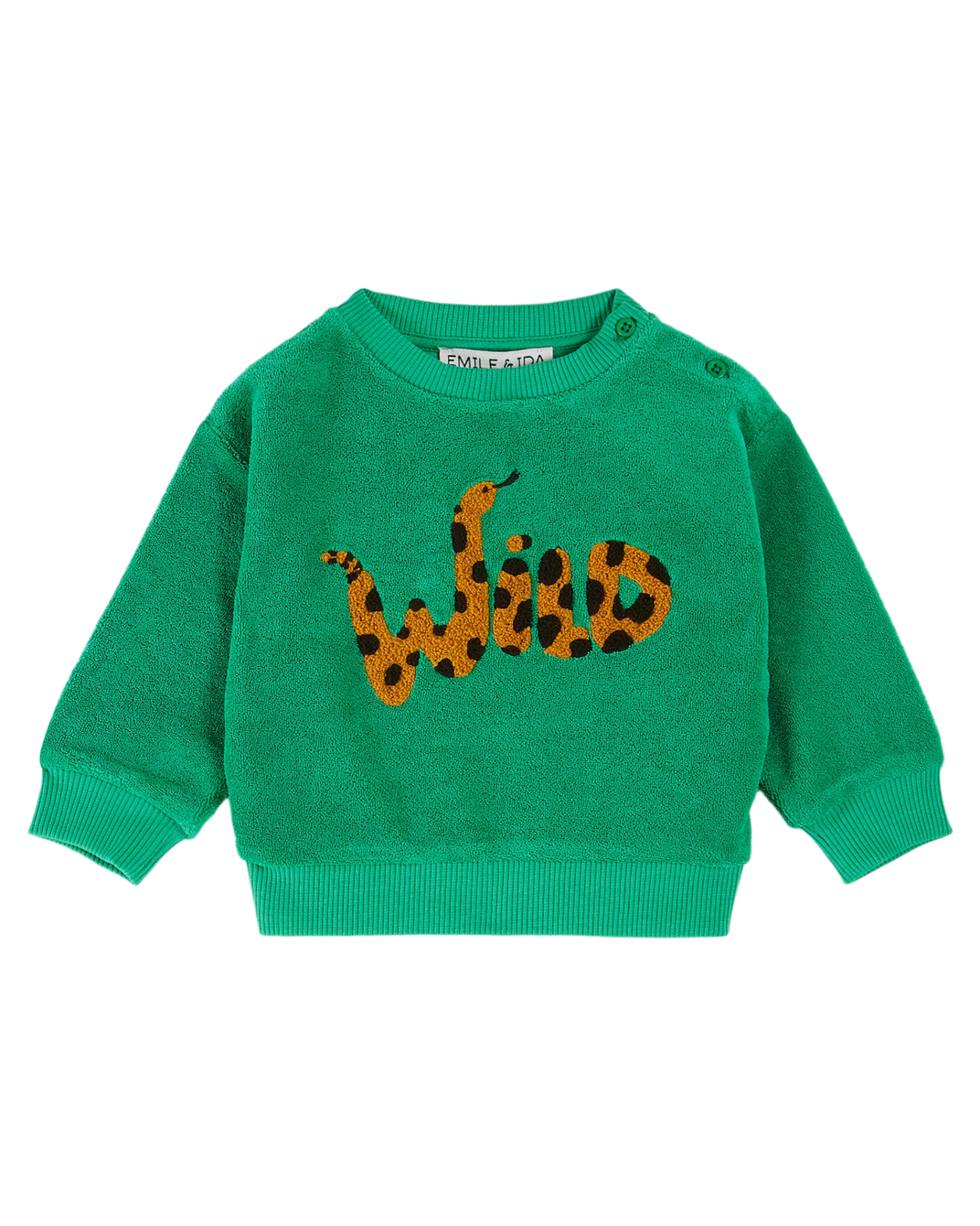 Sweat éponge Wild vert