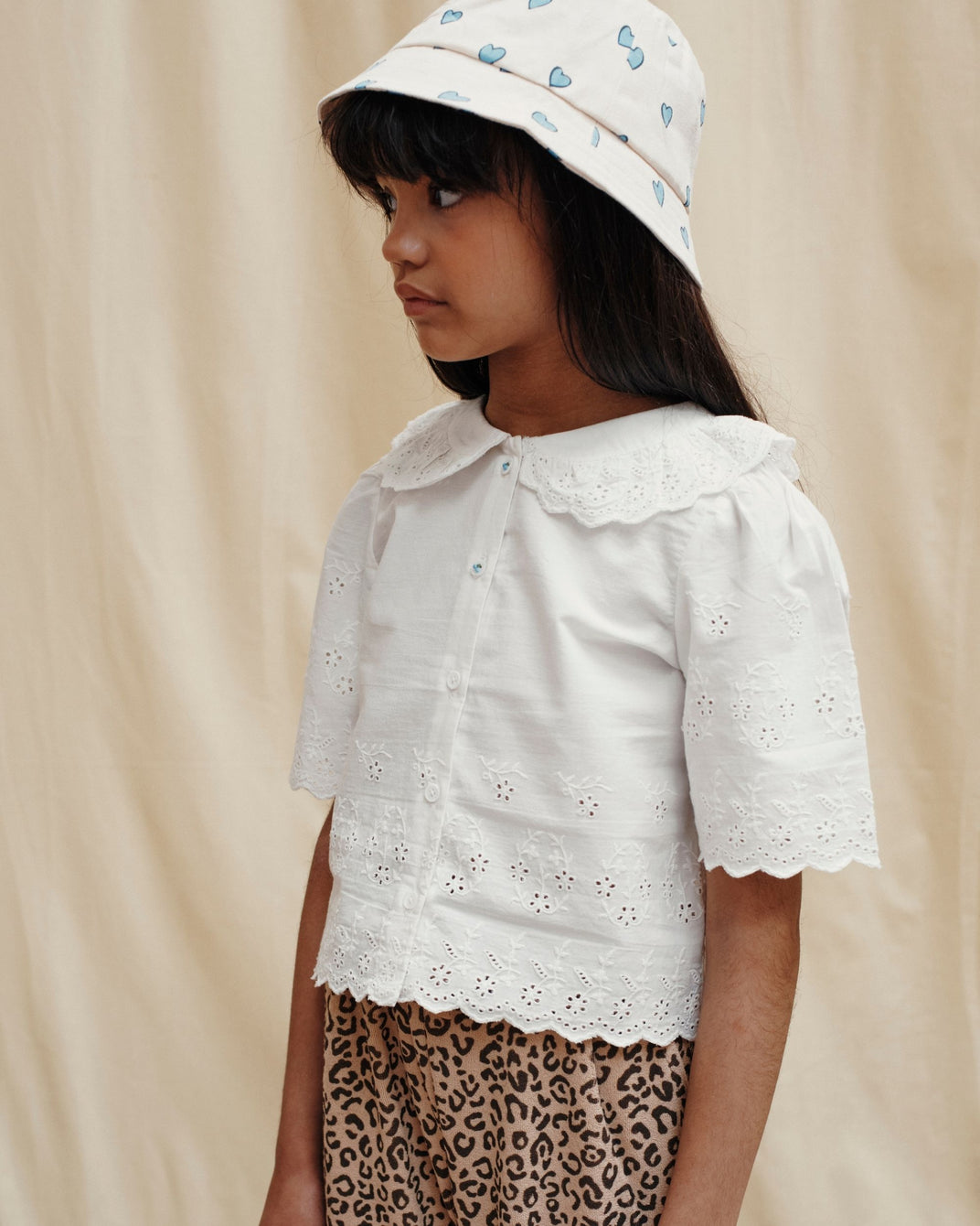 Blouse broderie anglaise blanc