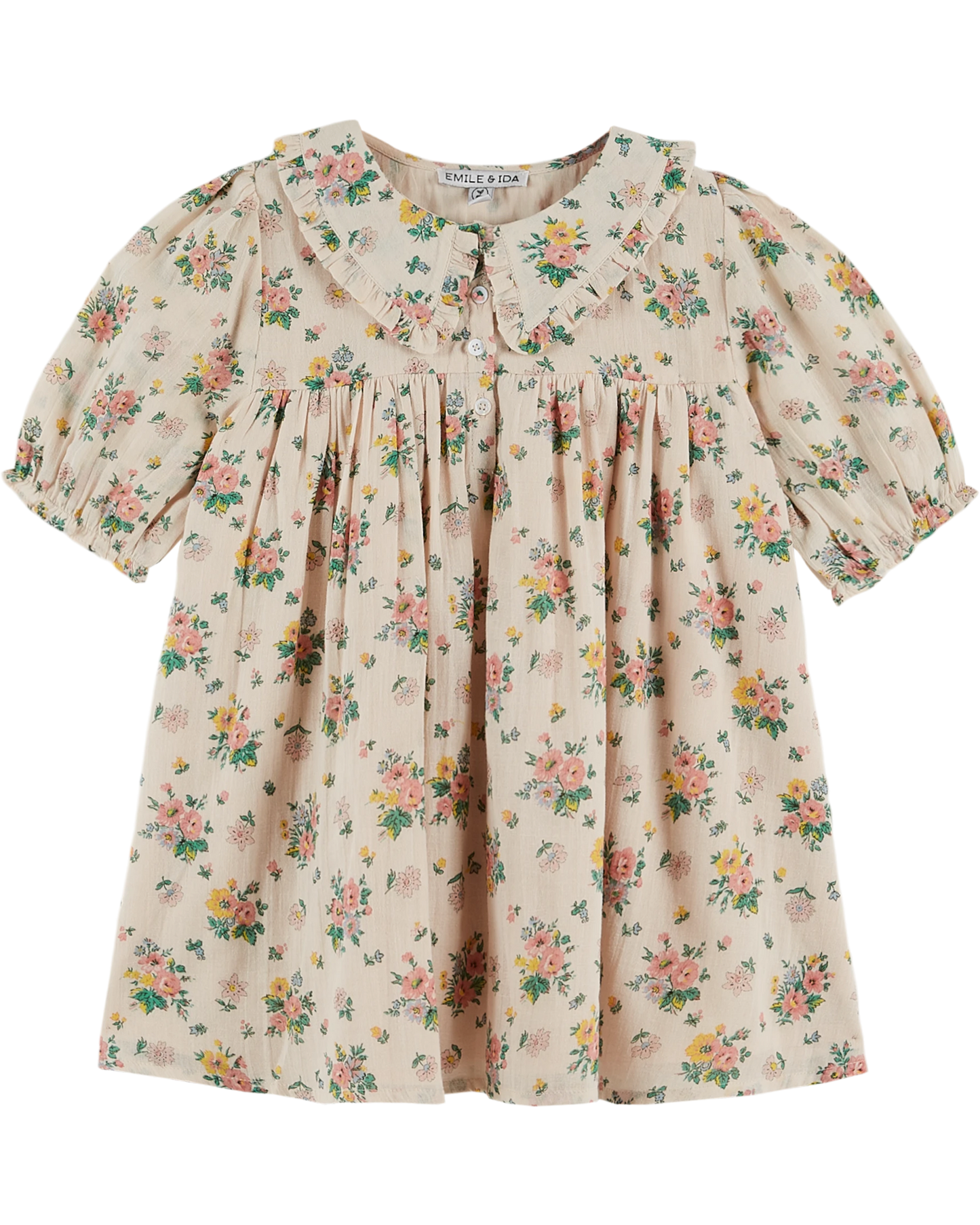 Robe ample printemps rose