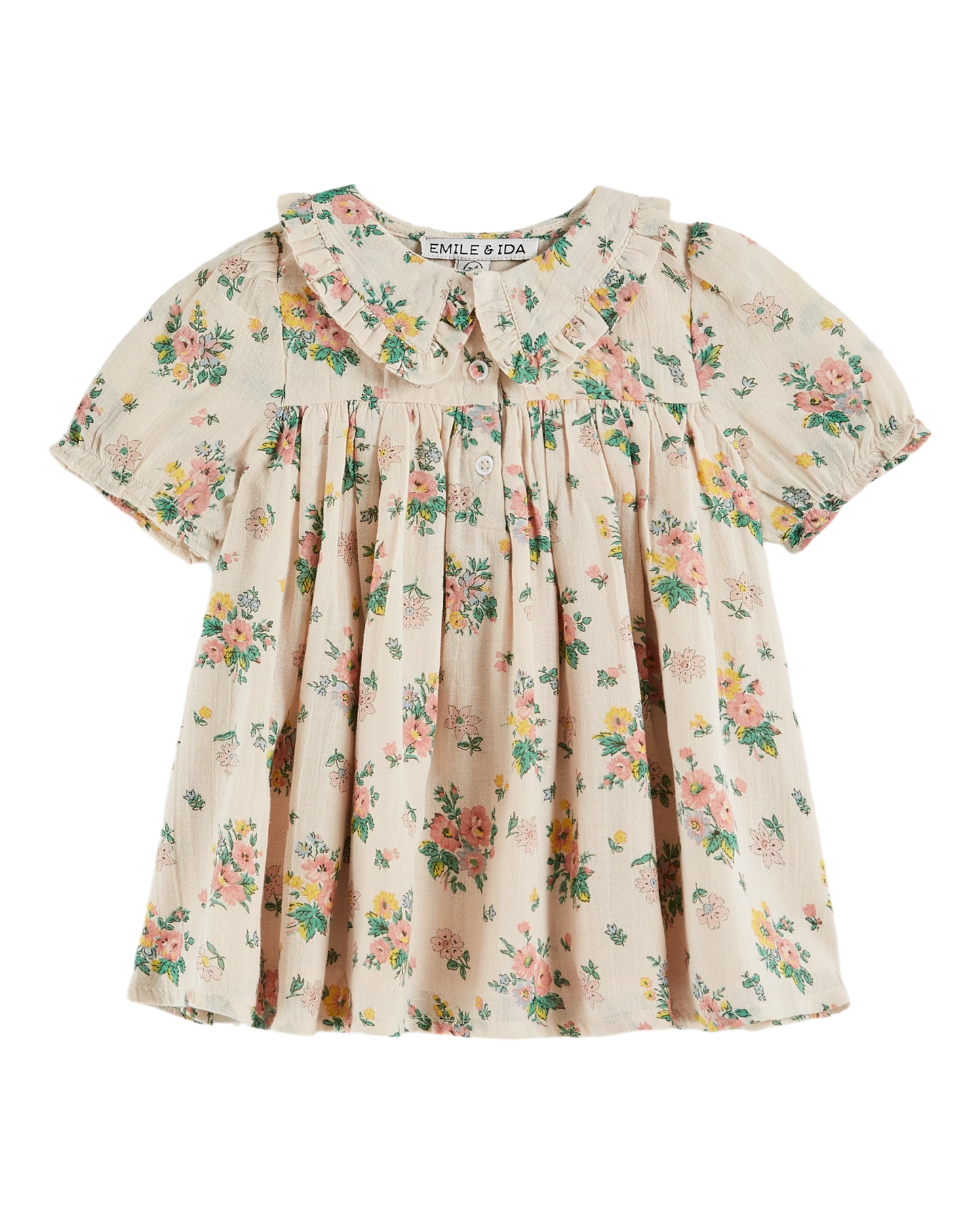 Robe ample printemps rose