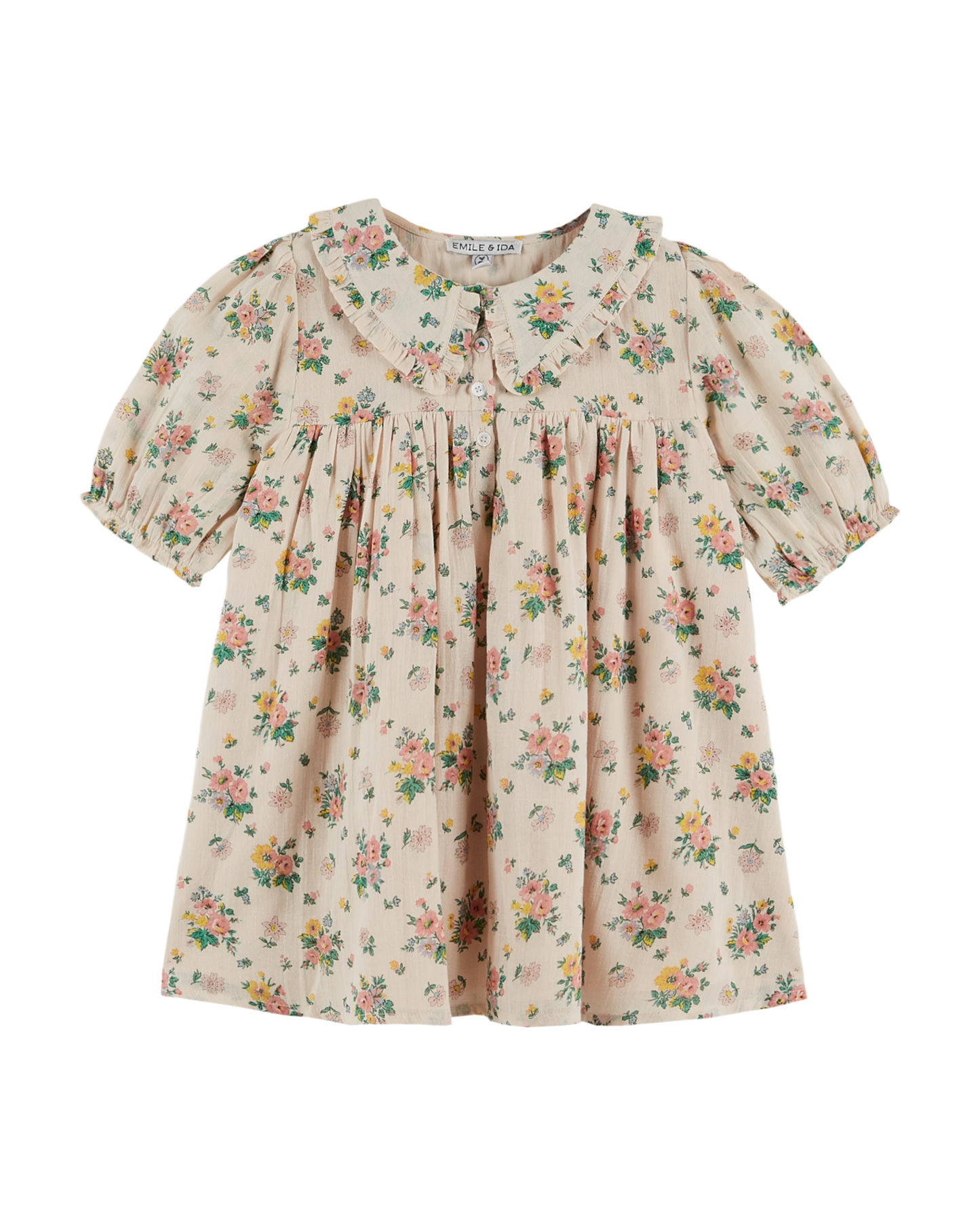 Robe ample printemps rose