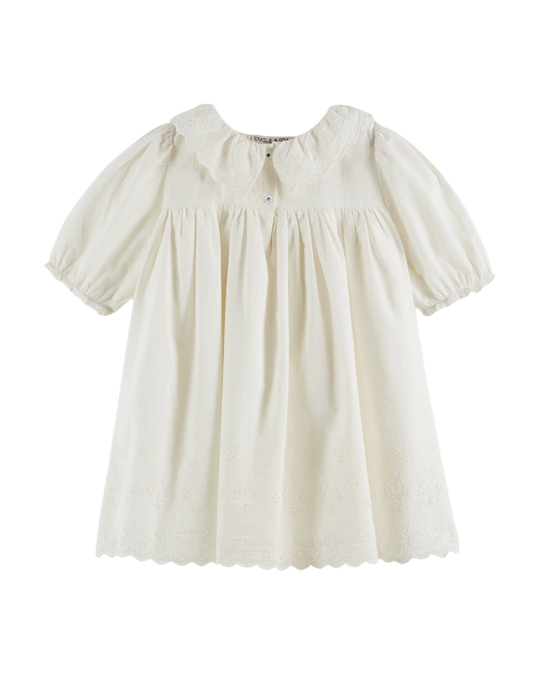 Robe broderie anglaise blanc