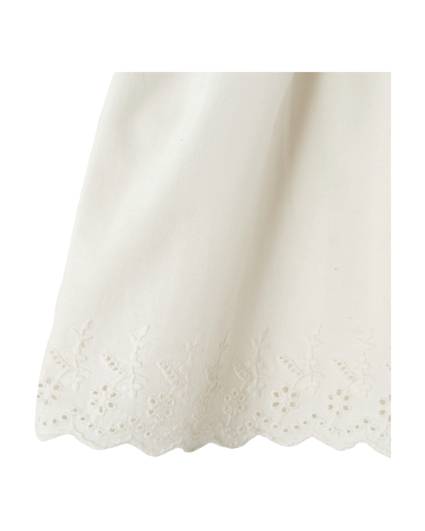 Robe broderie anglaise blanc