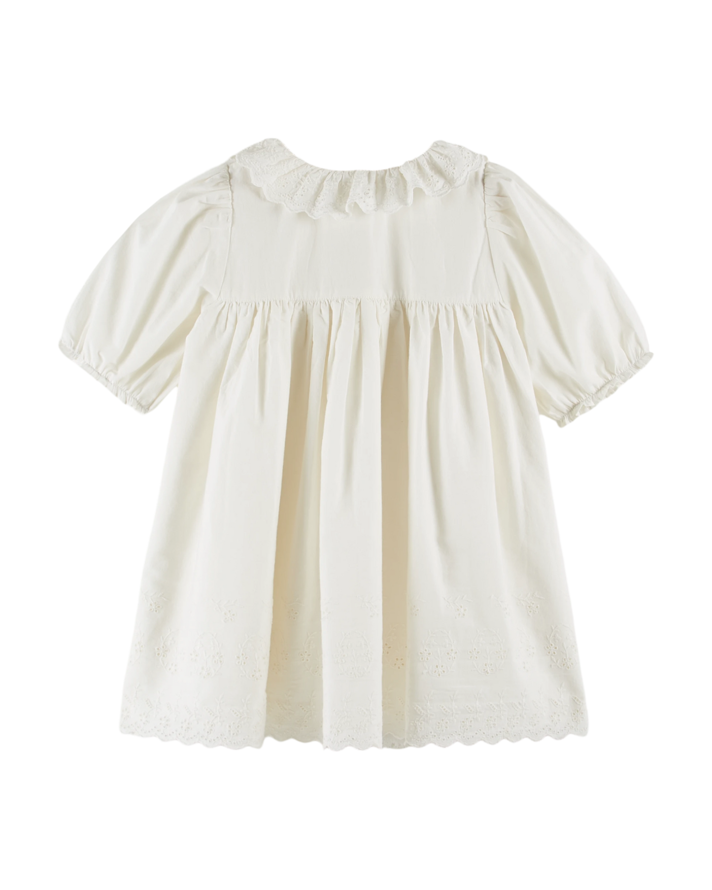 Robe broderie anglaise blanc