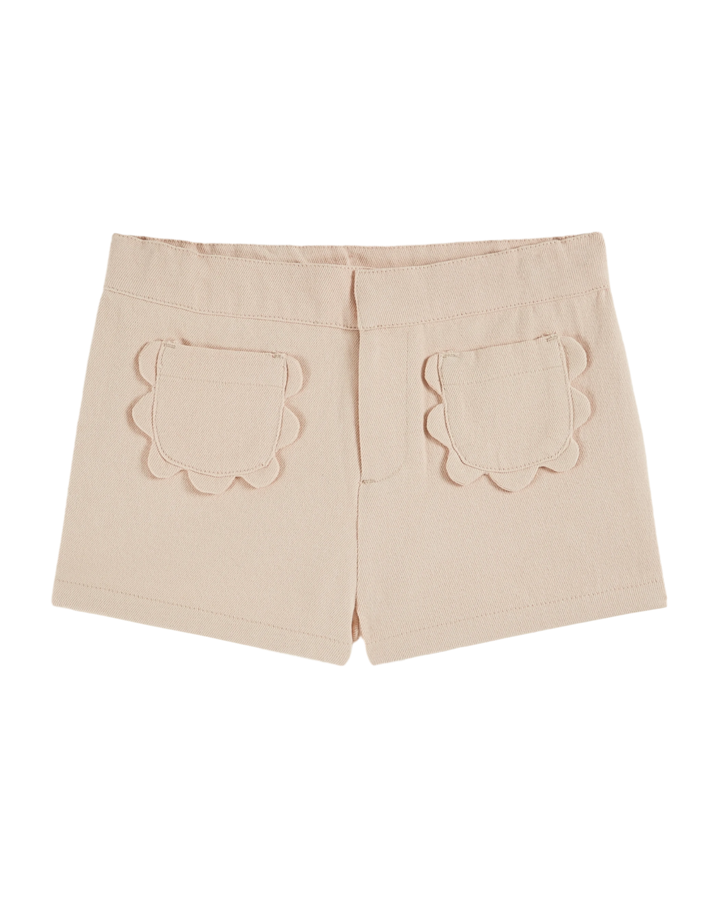 Short poches fleurs rose pastel