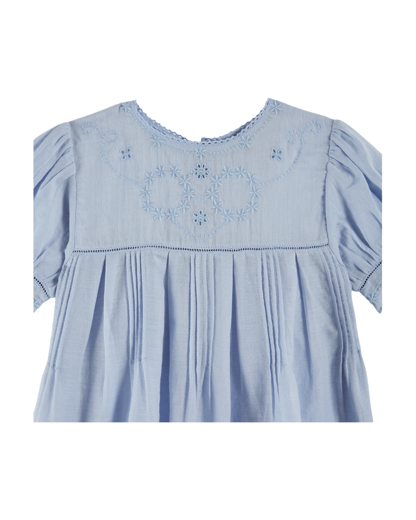 Robe bébé vintage écume