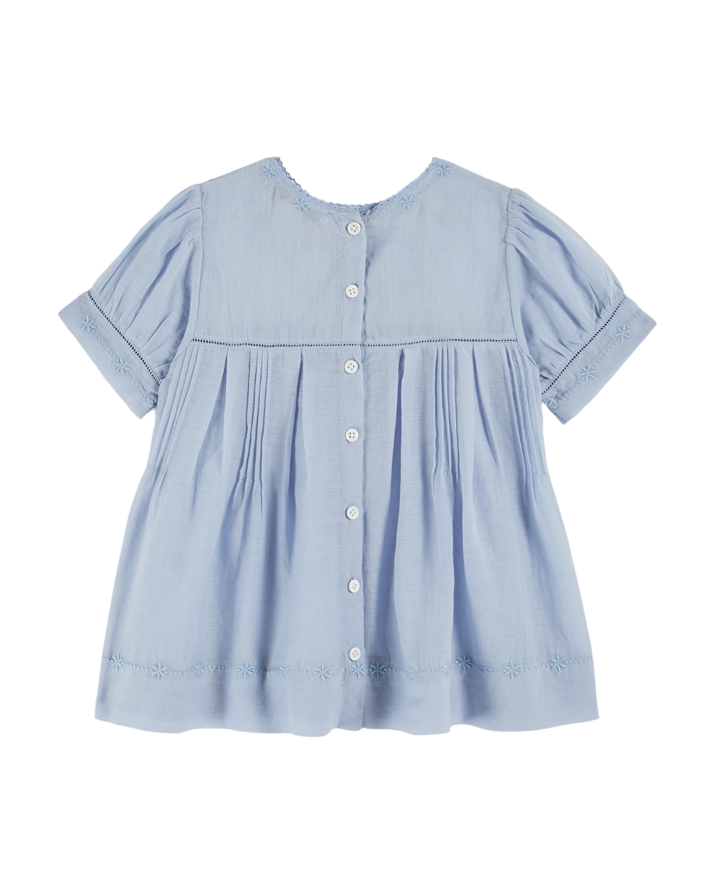 Robe bébé vintage écume