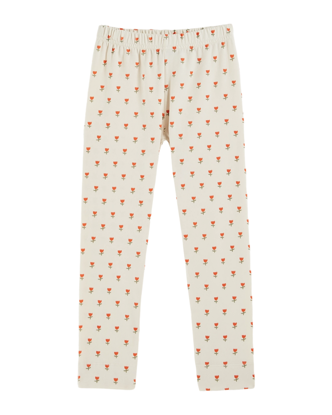 Legging tulipes crème