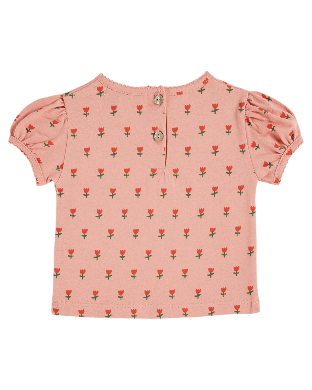 T-shirt bébé coton bio tulipes blossom