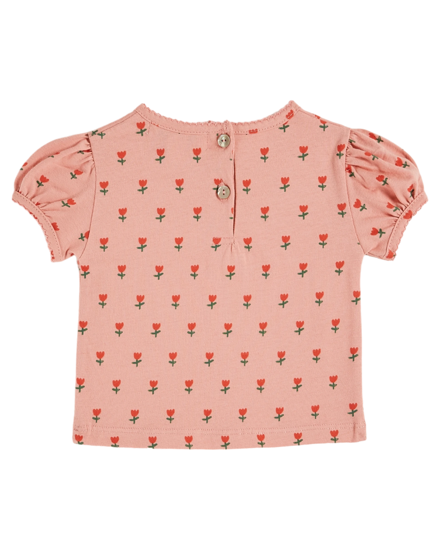 T-shirt bébé coton bio tulipes blossom