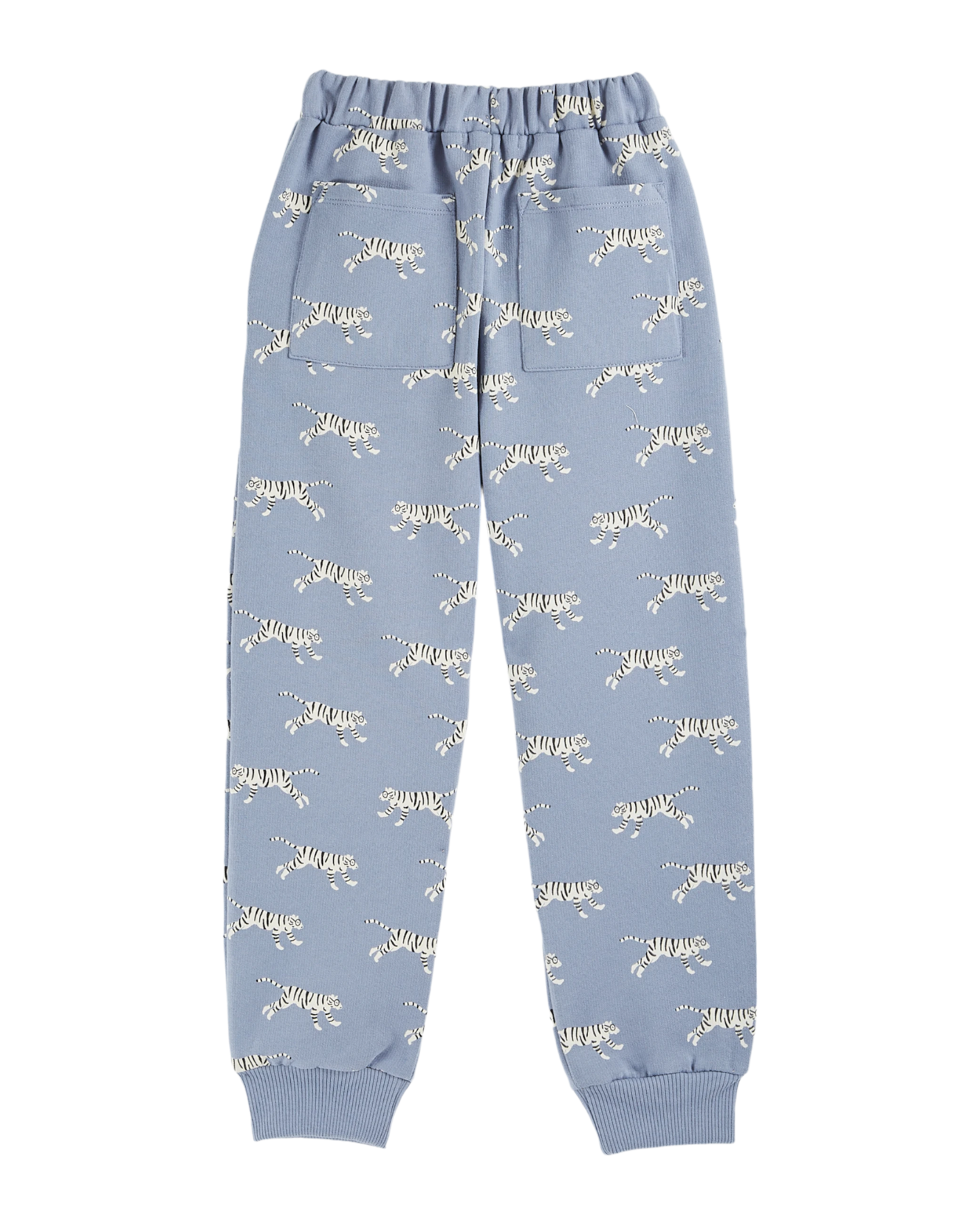 Jogger coton bio tigres lavande