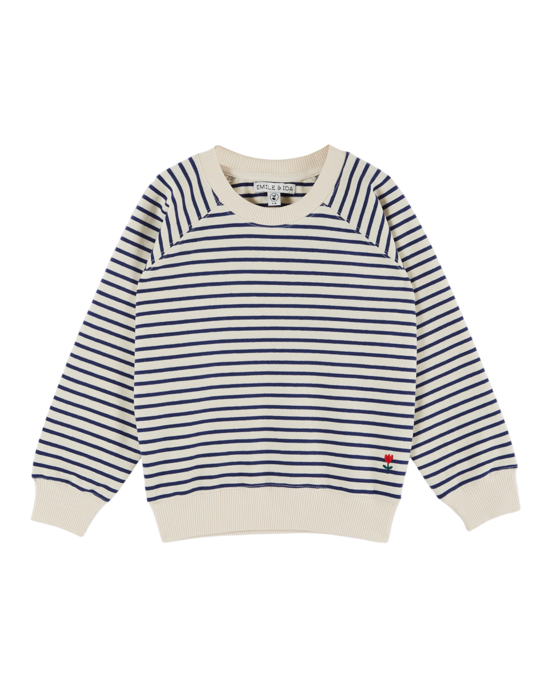 Sweat enfant rayures marine