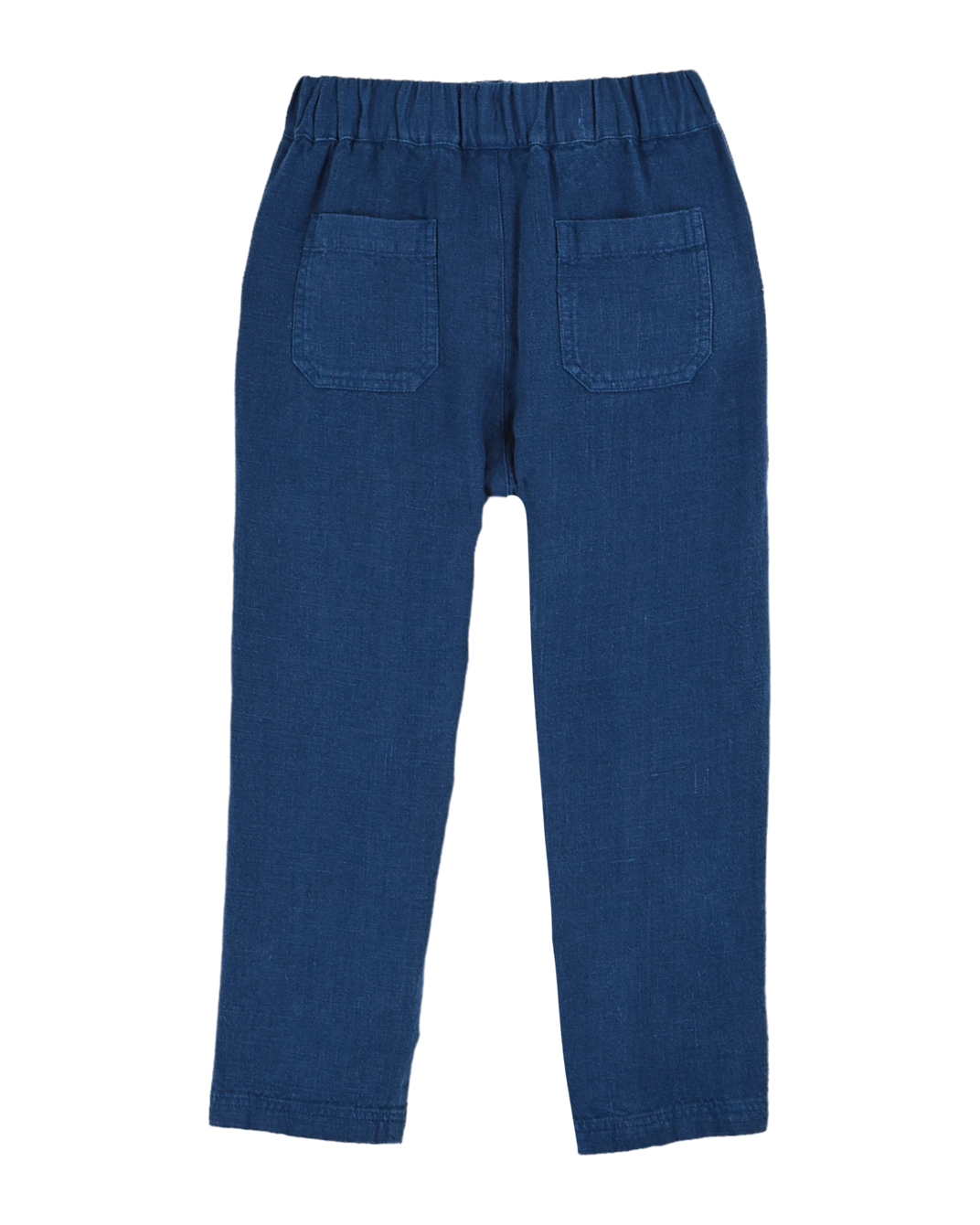 Pantalon lin bleu nuit