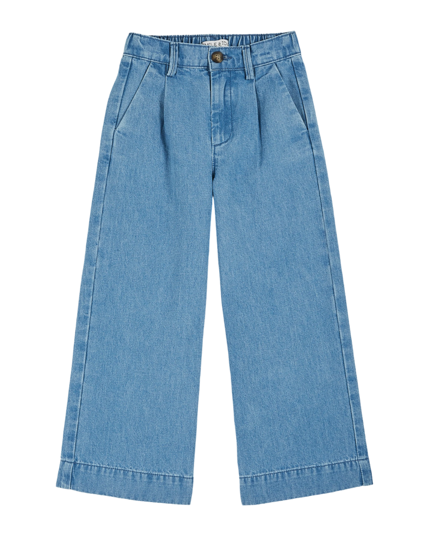 Pantalon large denim