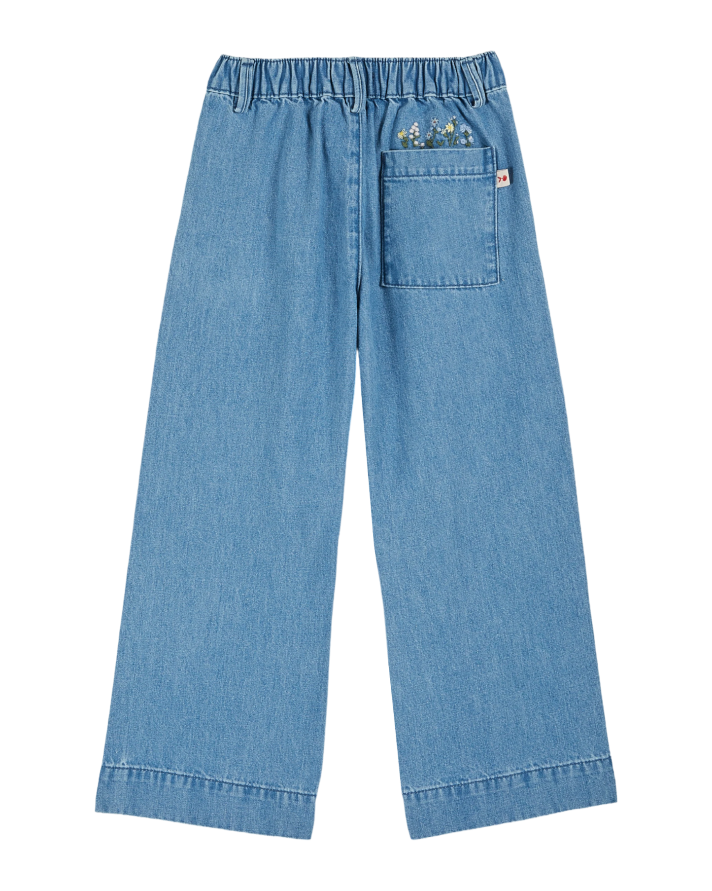 Pantalon large denim