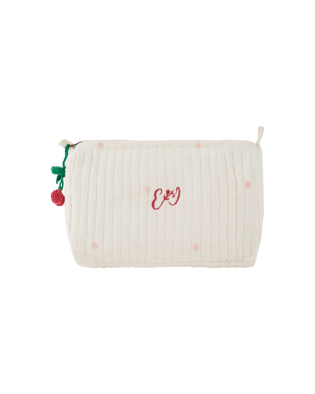 Trousse de toilette coeur pastel