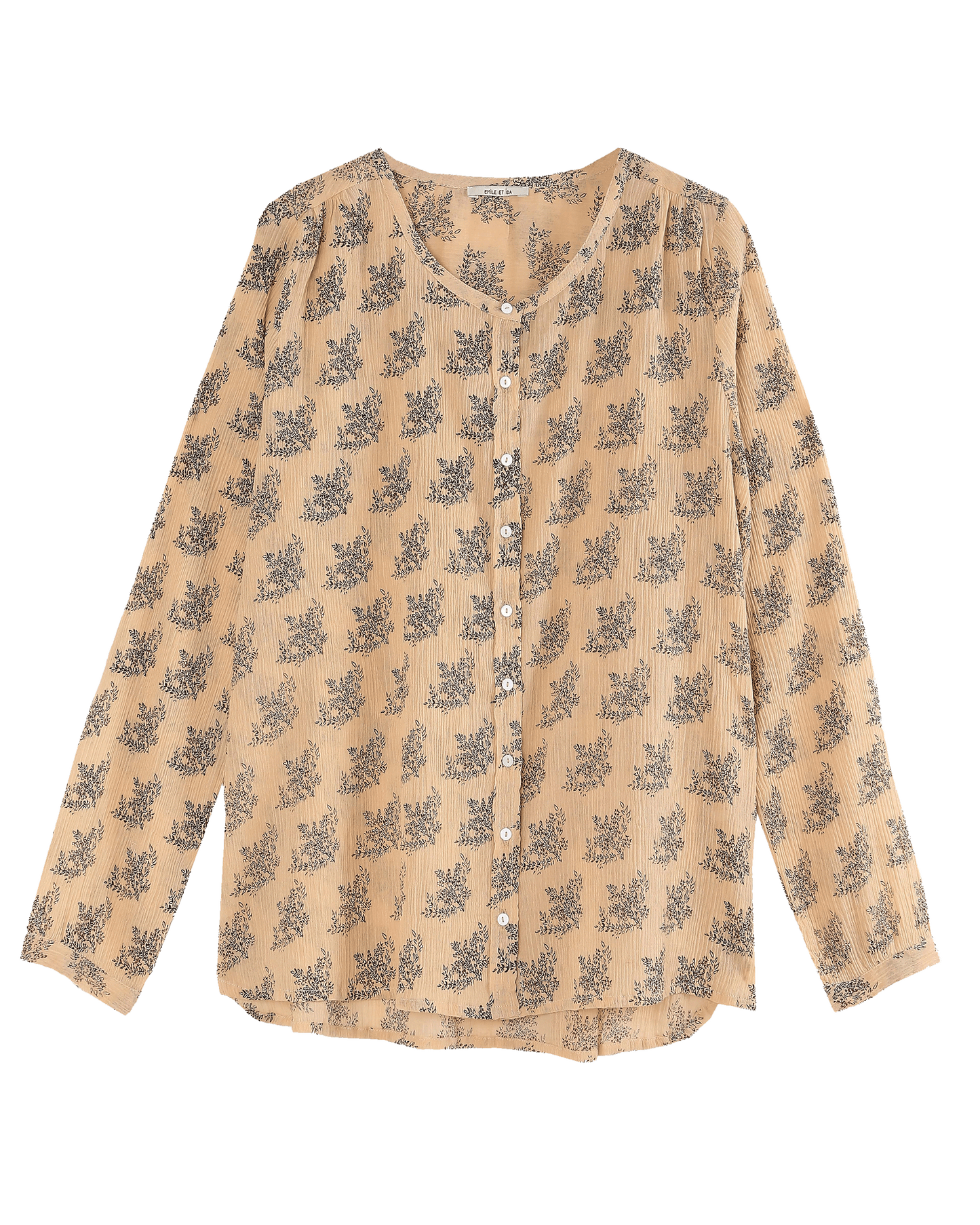 Blouse fleurie crépon jaipur