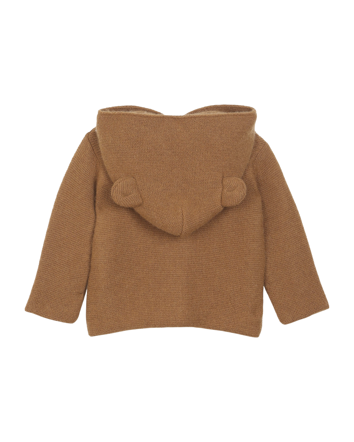 Cardigan à capuche laine et cachemire ambre