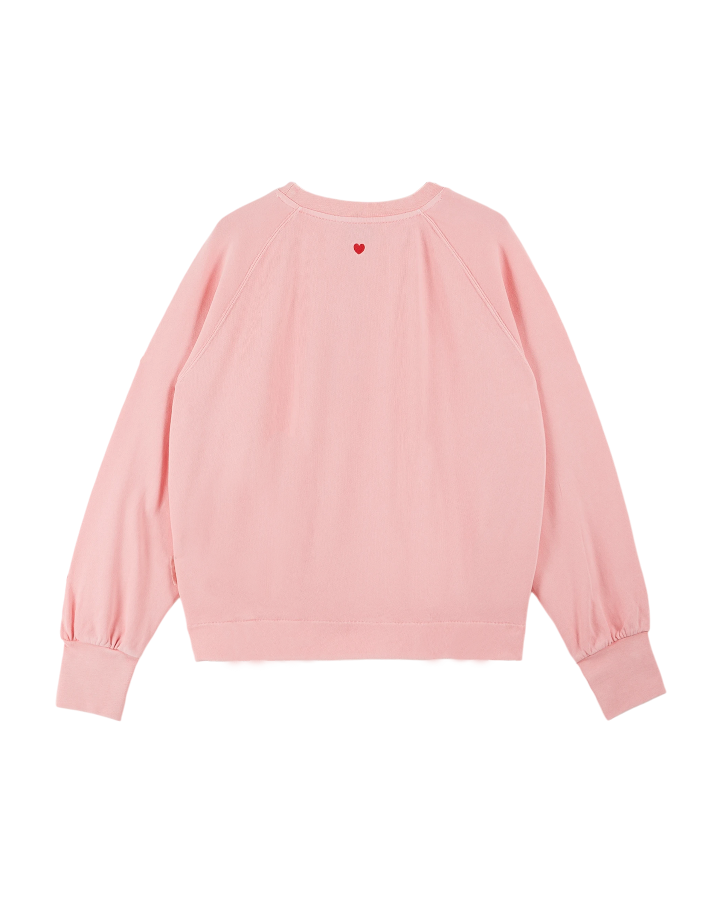 Sweat coton et teinture bio rose