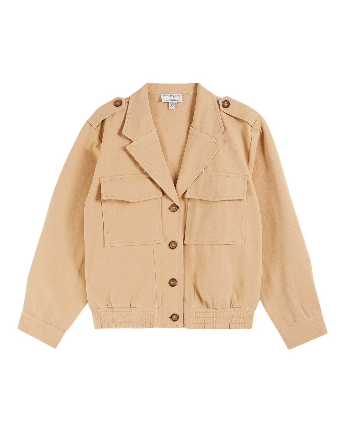 Blouson canvas beige