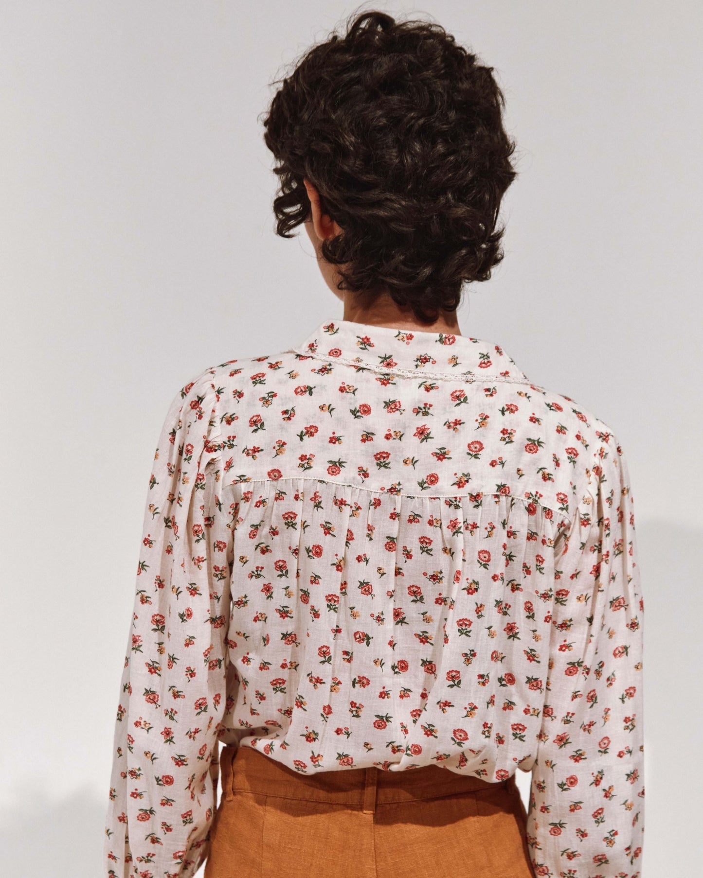 Blouse à fleurs floresco