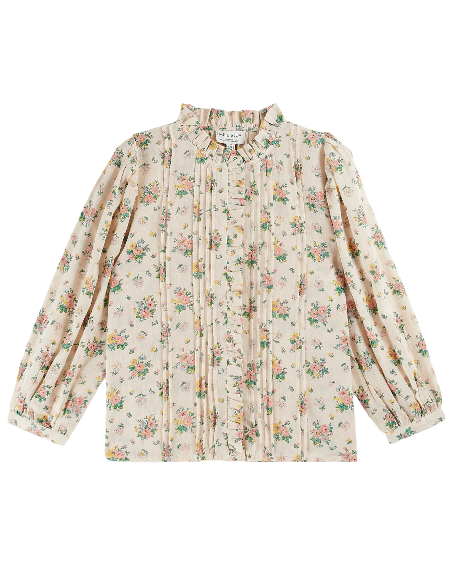 Blouse khadi printemps rose