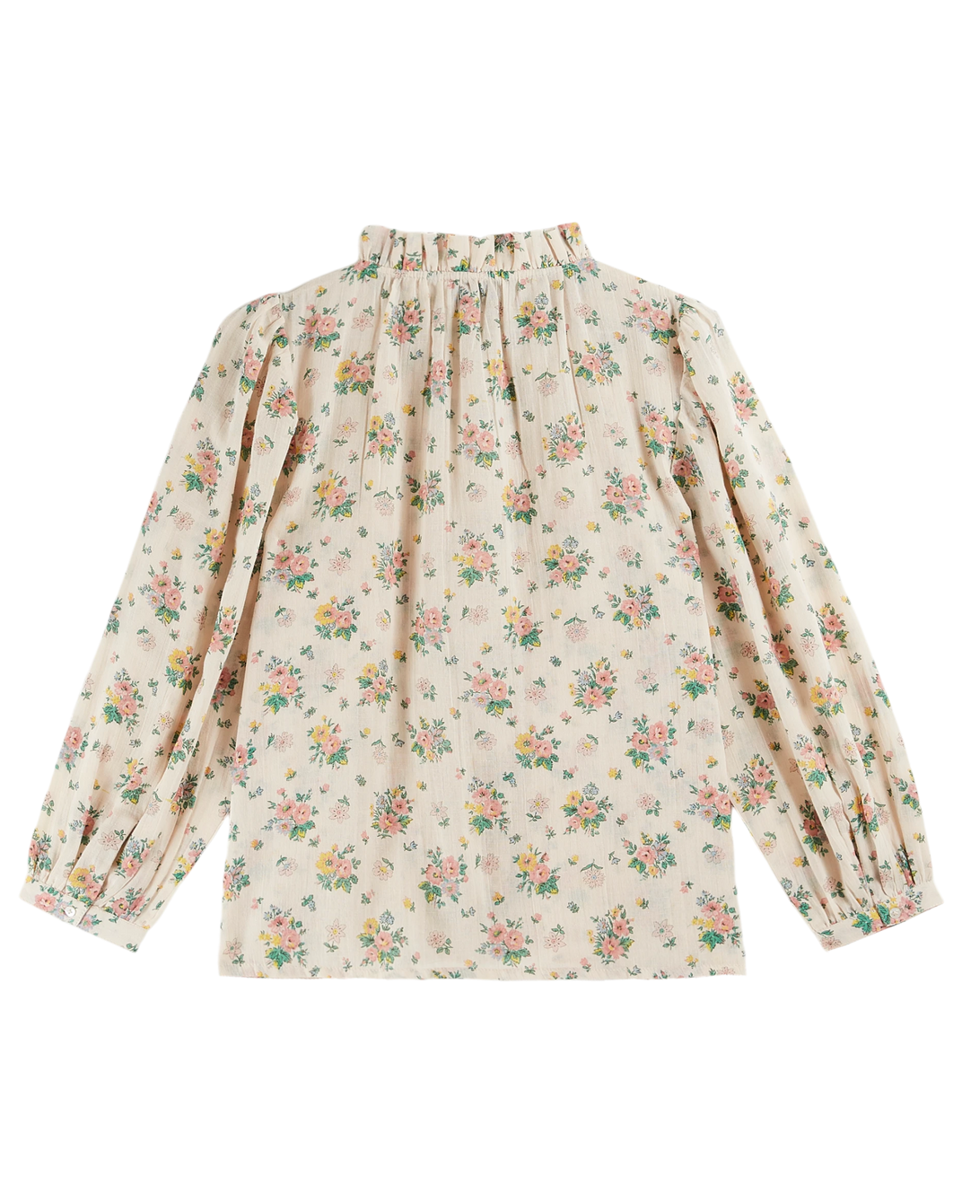 Blouse khadi printemps rose