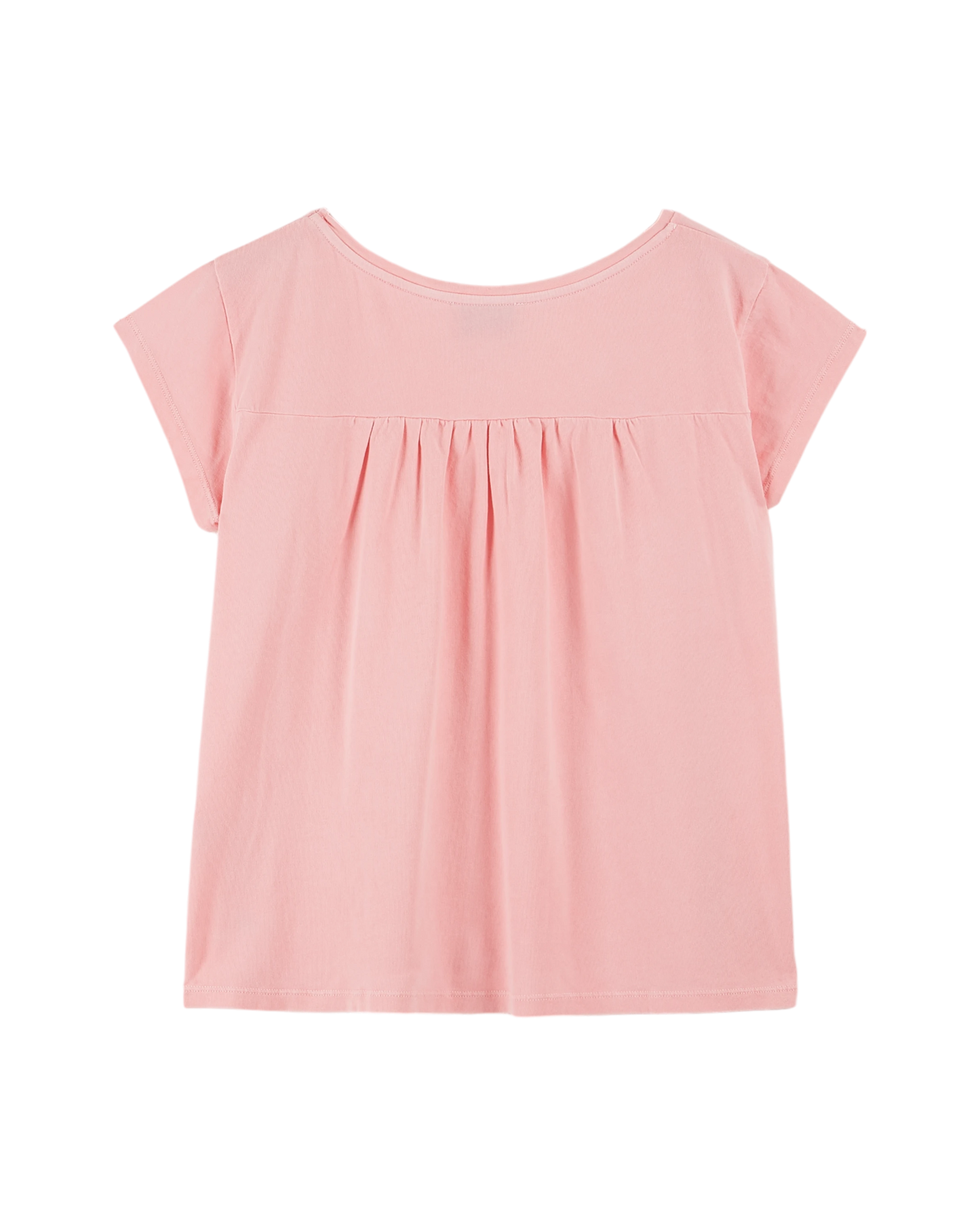 T-shirt coton et teinture bio rose